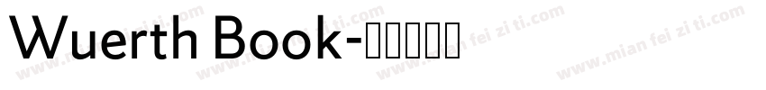 Wuerth Book字体转换